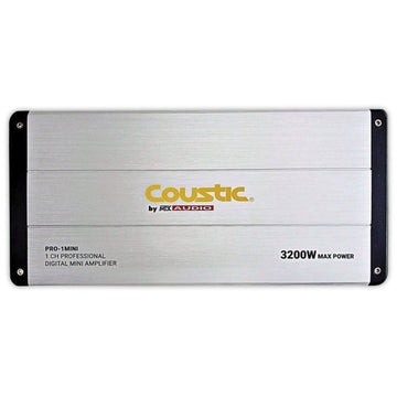 Amplificador 1 Canal Clase D 3200watts Coustic Pro-1mini - Audioshop México lo mejor en Car Audio en México -  Coustic